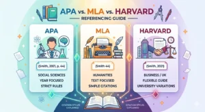 APA vs MLA vs Harvard Referencing